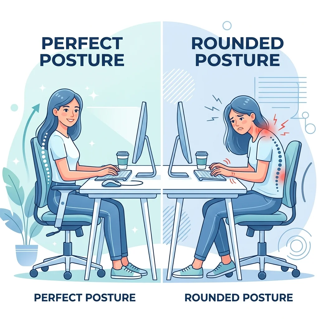 Desk Ergonomic Posture: How to Avoid Neck and Shoulder Pain